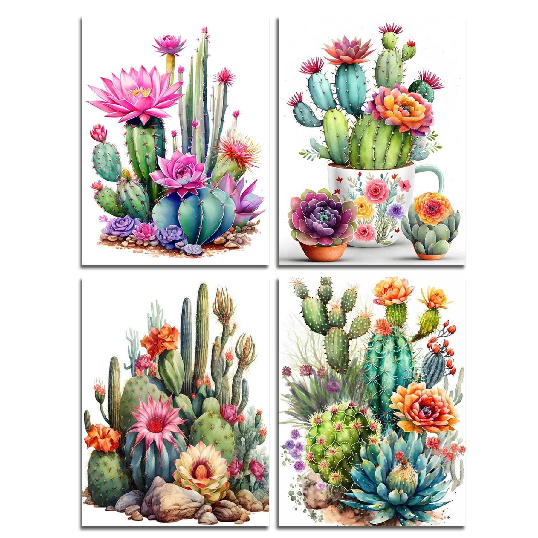 Lanzeyo ダイヤモンドペインティングキット 大人用 初心者 簡単DIY 手作り絵画手芸キット 5D モザイクアート ダイヤモンド塗装 全面貼り付けタイプ 30x40cm インテリア 癒し ギフト (たにくしょくぶつ)