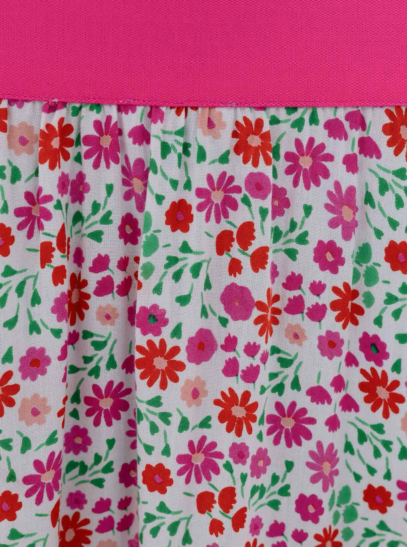 Zwillingsherz Damen Maxirock mit Blumen Allover Muster aus 100% Viskose – Langer, fließender Sommerrock mit elastischem Komfortbund – Feminisches Design für Alltag, Freizeit & Urlaub