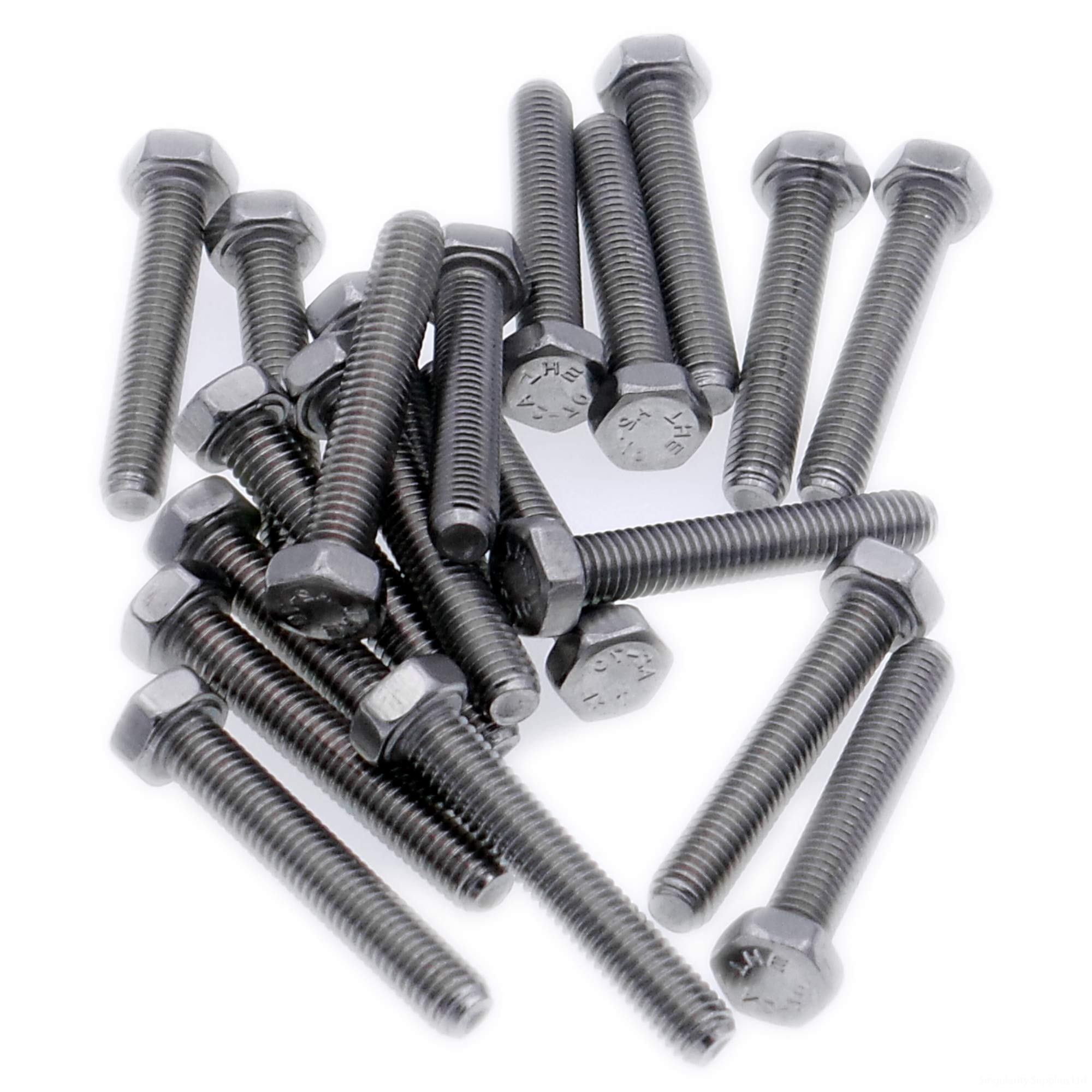 Singularity Supplies M2 (2Mm X 10Mm) Hex Bolt (Fully Threaded Setscrew) - Stainless Steel (A2) (Pack Of 20)