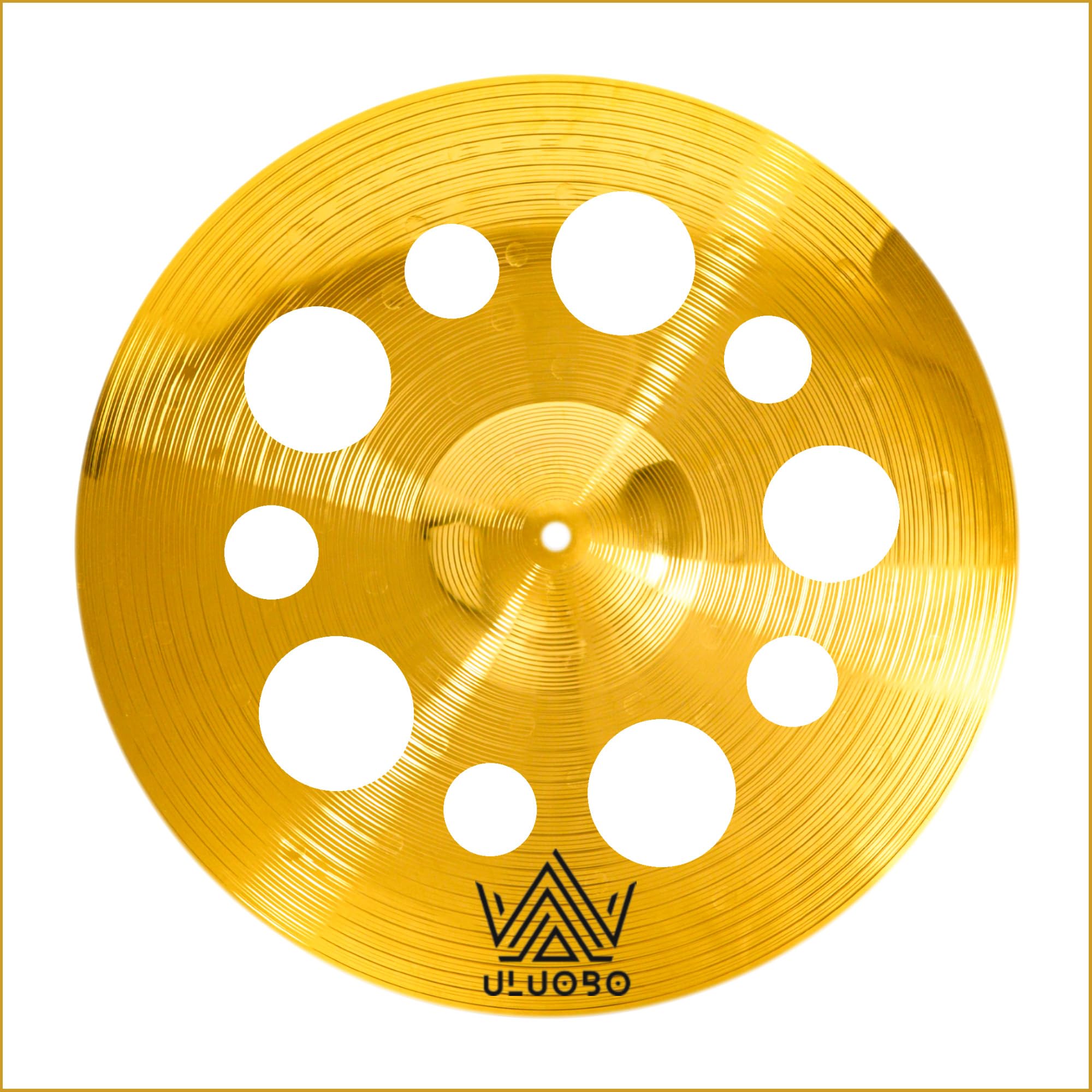 【チャイロ☆】 Amazon.com: ULUOBO 16 inch Trash Crash Cymbal with Holes, O-zone