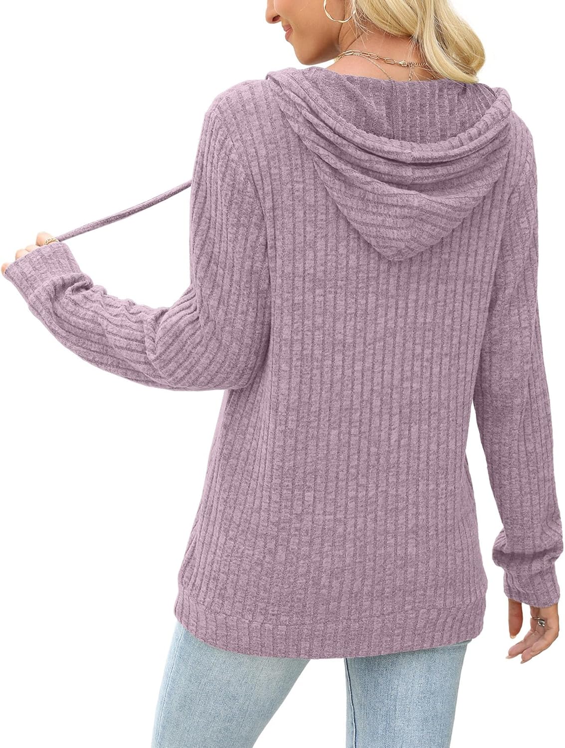 JomeDesign Womens Sweaters Fall Long Sleeve Hoodie Laides Sweatshirts Loose Casual Fashion Clothes S-2XL - Image 4