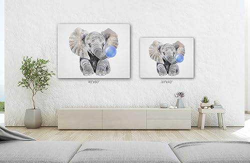 Miniatura 7 de SpiritualHands Animals Blowing Bubble Gum Wandkunst für Bauernhaus Badezimmer Dekor, Bubble Gum Tier Wandkunst (Bubble Gum Tiere Tier 25, 20.3x30.5