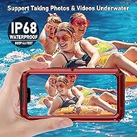 Vista 10 de Beasyjoy Funda impermeable para iPhone 13, funda de metal con protector de pantalla integrado, resistente protección de cuerpo completo, grado