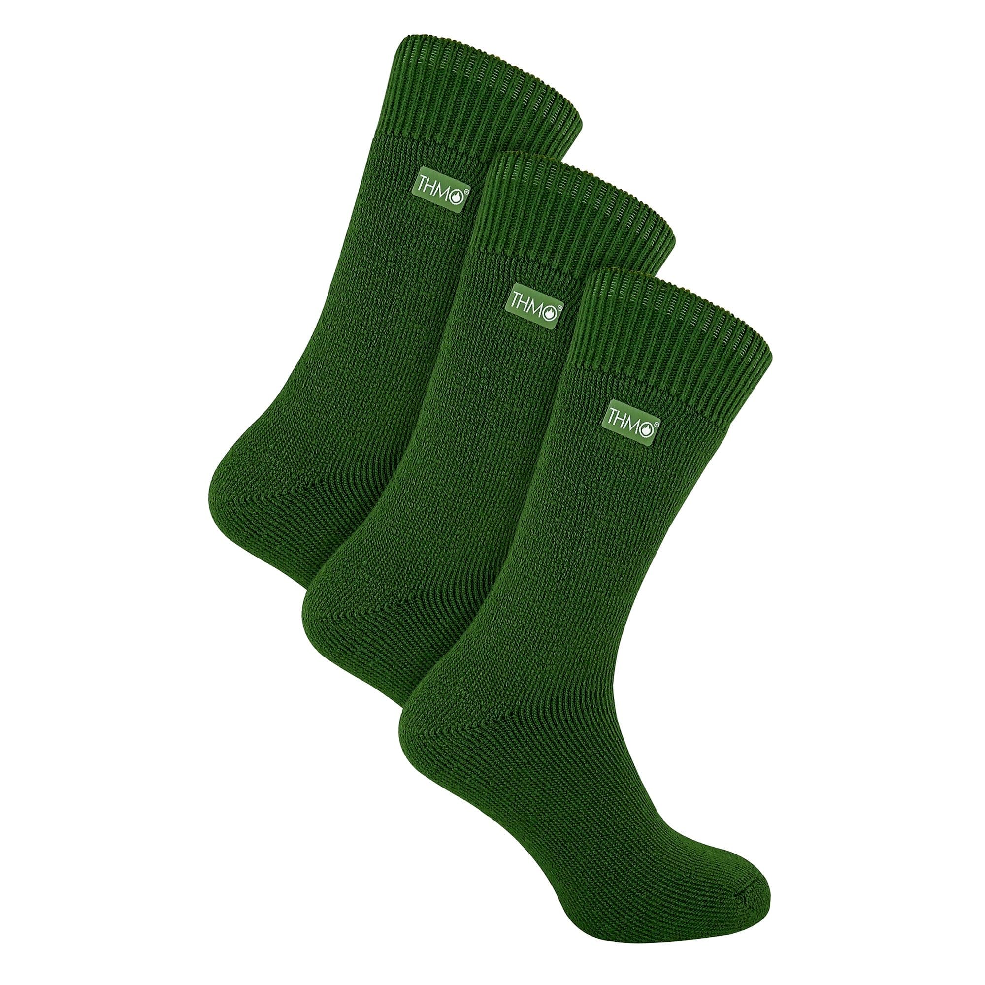 3 Pack Mens Winter Socks With Comfort Top -