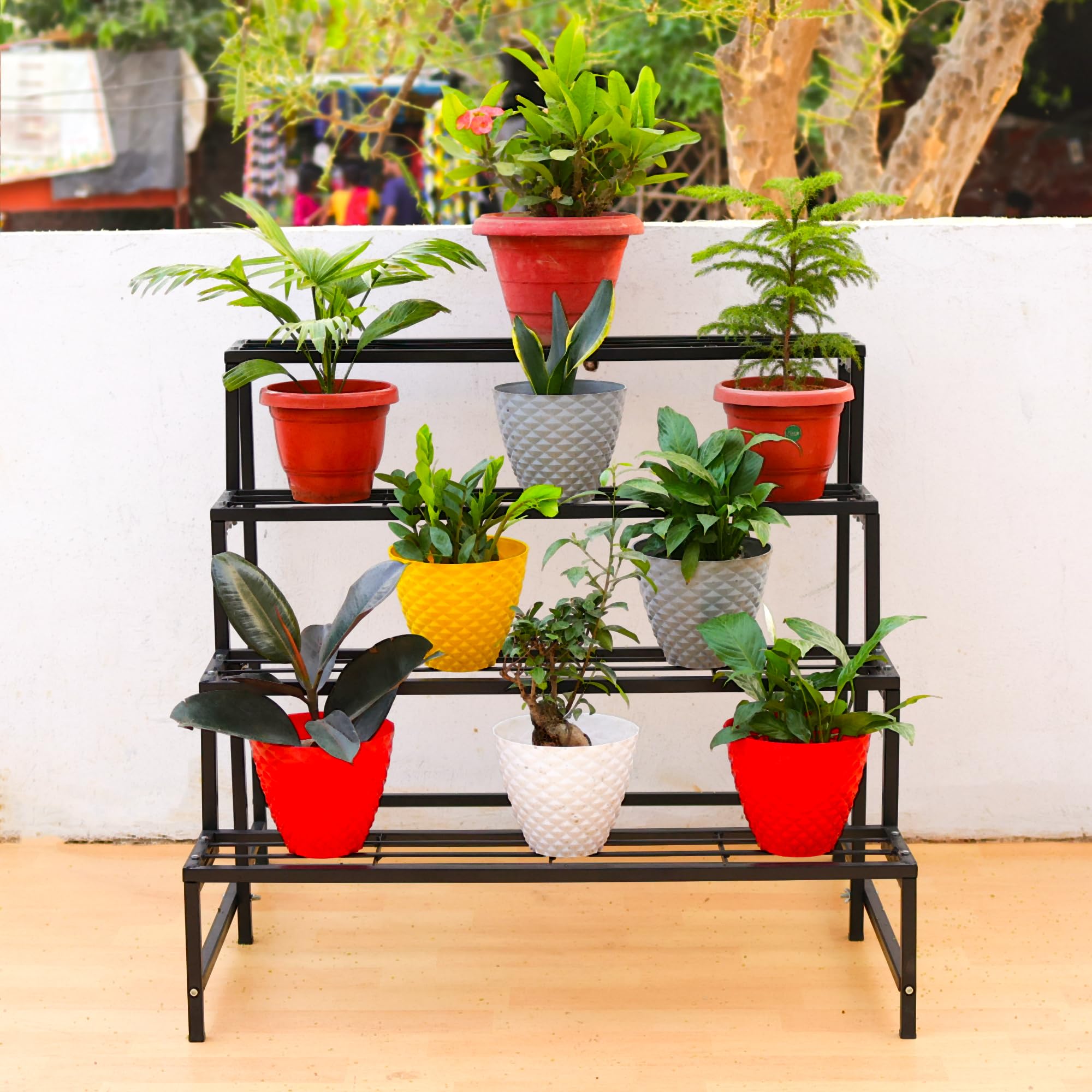 Urban Plant Ladder Stand - Plant Pot Stand -7
