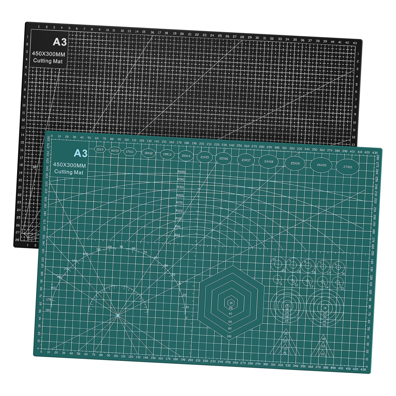 Tapis de Découpe Quadrillé Pvc Double Face pour Couture et Bricolage