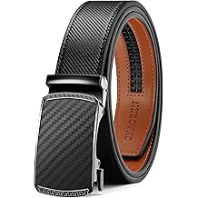 CHAOREN Mens Belt Leather Ratchet Belt - Customizable Fit, Effortless Style (35mm)