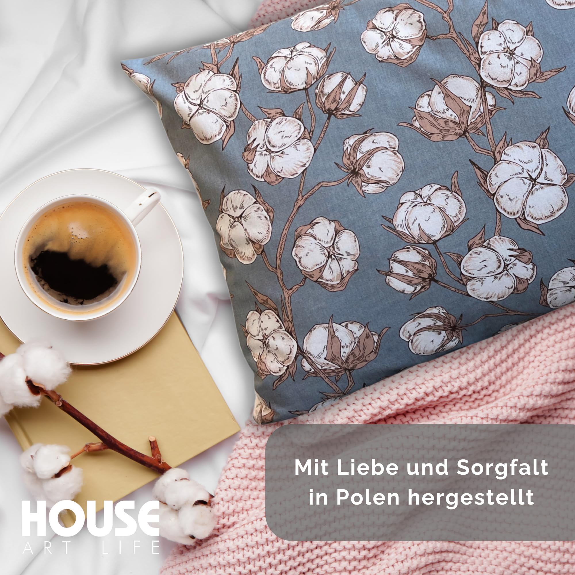 Kissenbezug 40x60 Cm Aus 100% Baumwolle – Weich, Atmungsaktiv, Mit Reißverschluss, Viele Muster