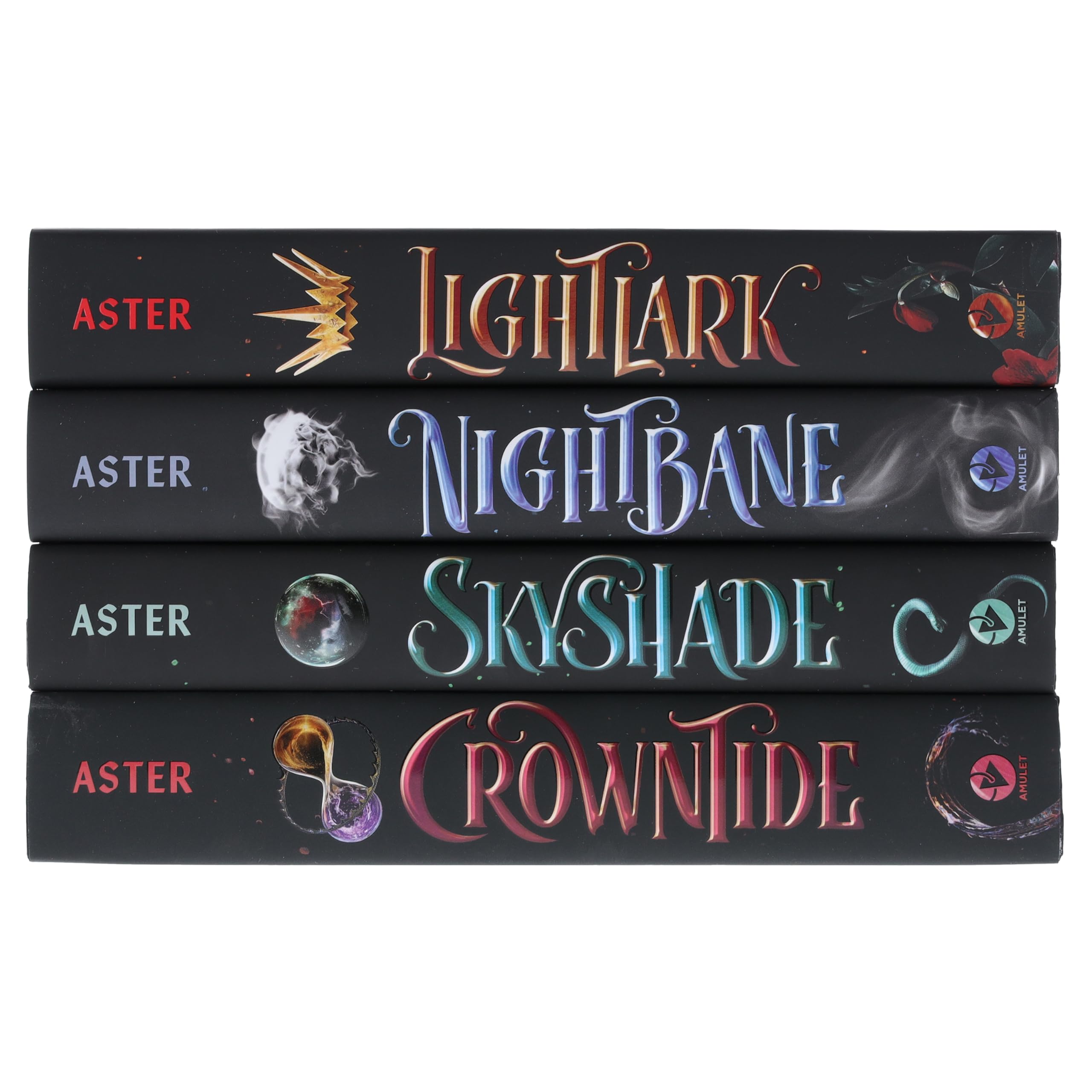 The Lightlark Saga By Alex Aster 4 Books Collection Set (Lightlark, Nightbane, Sky Shade & Crowntide)