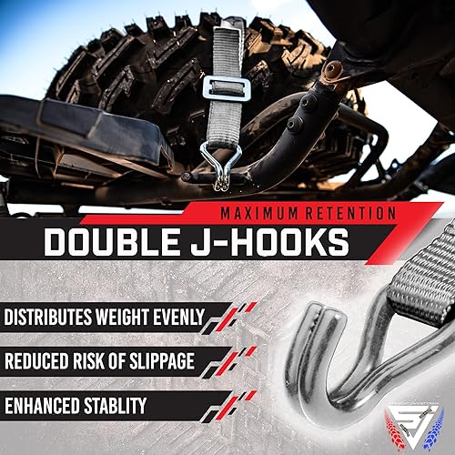 Miniatura 6 de Straight Jacket Crew Correa Y para llanta de repuesto  Correa de neumático de repuesto resistente para UTV, accesorios todoterreno y portaequipajes,