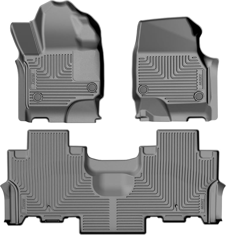 Weatherbeater Floor Mats | Fits 2025-2026 Ford Expedition | Front & 2nd Row, 3-pc Black - 96191