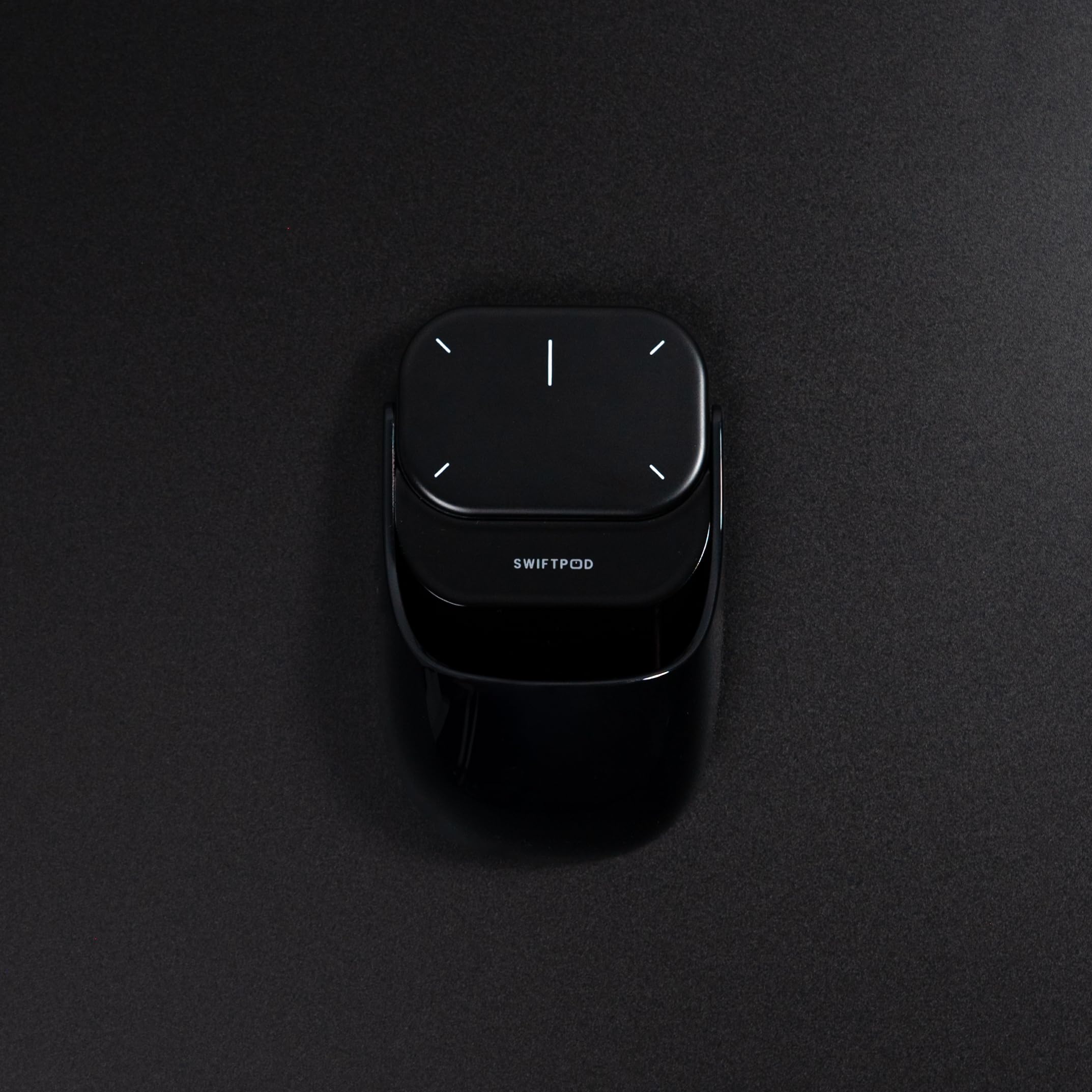 Smart Maus, 3-in-1 Multifunktional mit Touch-Steuerung, Gestensteuerung & Air-Modus – Laser Pointer, Ergonomisch, 30 Tage Akku-Laufzeit, Wireless Präsentationsmaus, Leise, Kabellos (Schwarz)