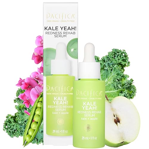 Pacifica Beauty, Kale Yeah! Suero de rehabilitación de enrojecimiento, reduce el enrojecimiento, minimiza el tamaño de los poros, control de la piel