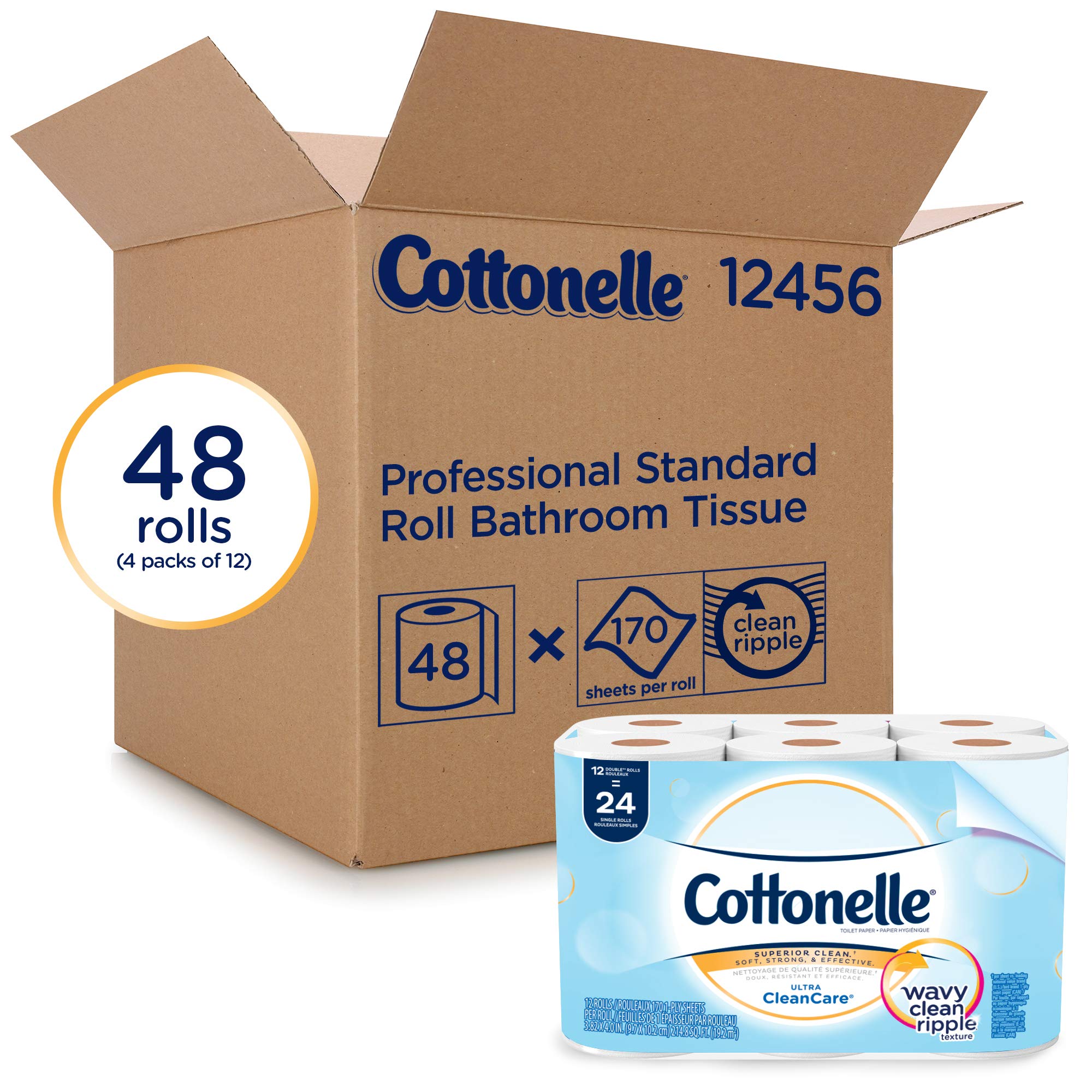 Cottonelle Professional Ultrasoft Bulk Toilet Paper for Business (12456