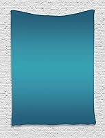 Vista 32 de Ambesonne Tapiz hawaiano, Costa Na Pali en la isla de Kauai en Hawái, día soleado, horizonte de montaña, colgante de pared para dormitorio, sala