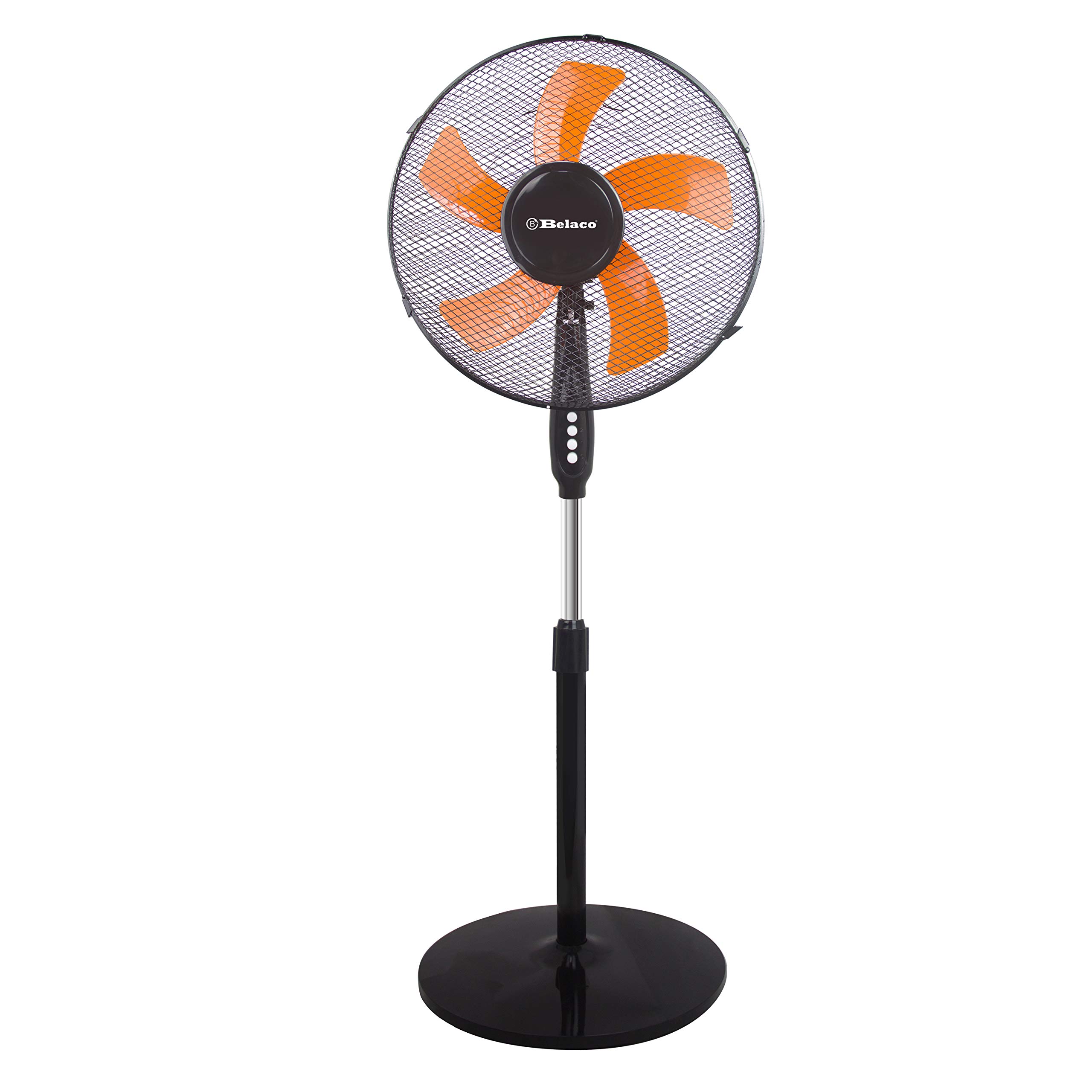 Buy Belaco Stand Fan Pedestal fan 16" Oscillating free stand fan Floor