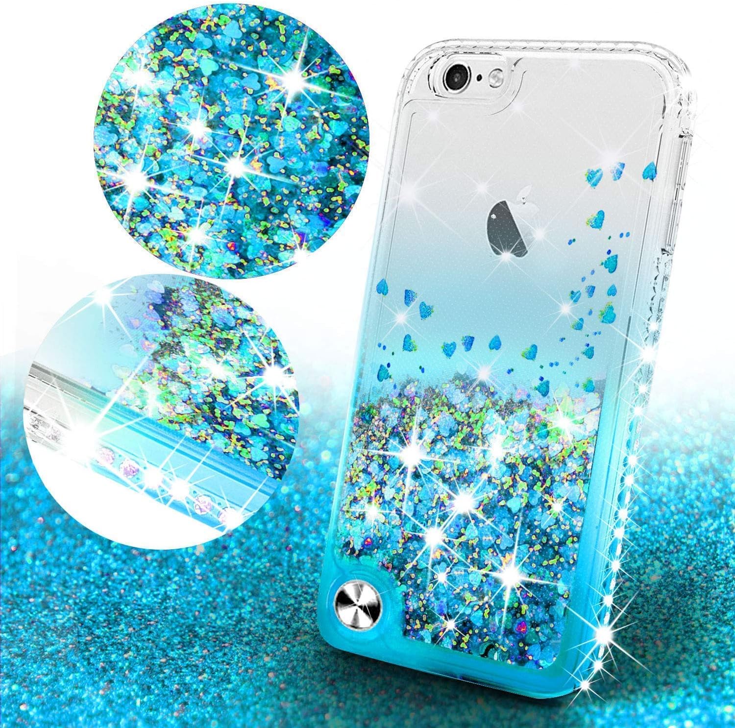 Apple iPhone 8ケース iPhone 7ケース [強化ガラススクリーンプロテクター] SOGA ダイヤモンドグリッター