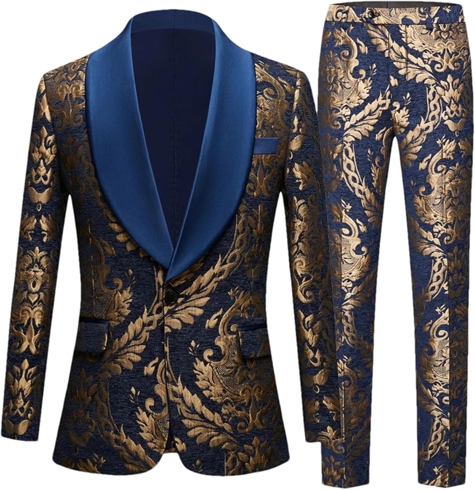 Leader Of The Beauty Abito Casual Da Uomo Con Un Bottone, 3 Pezzi, Slim