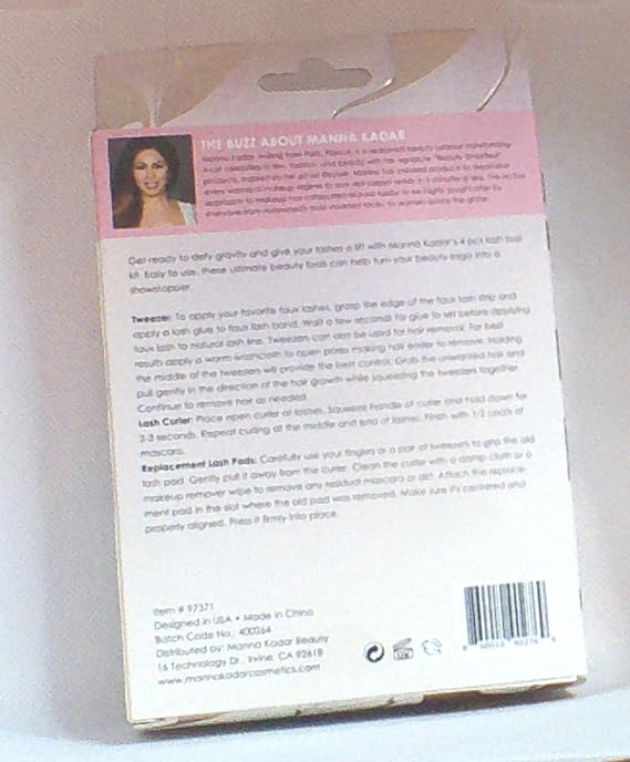 Manna Kadar Fabulous Flutter 4pcs Eyelash Set, Rose Gold