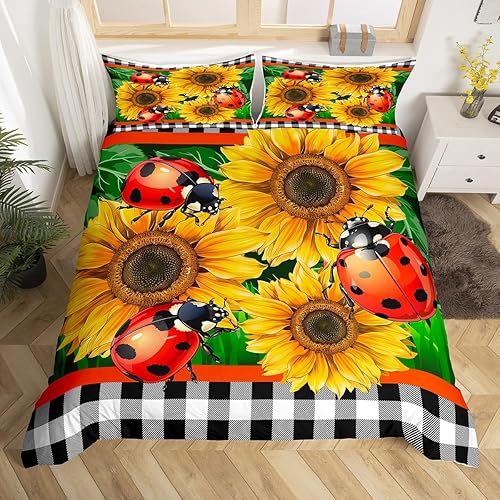 Miniatura 13 de Juego de funda de edredón de violín 3D, tamaño matrimonial, juegos de ropa de cama de 3 piezas para niños, niñas, niños, adolescentes, decoración de