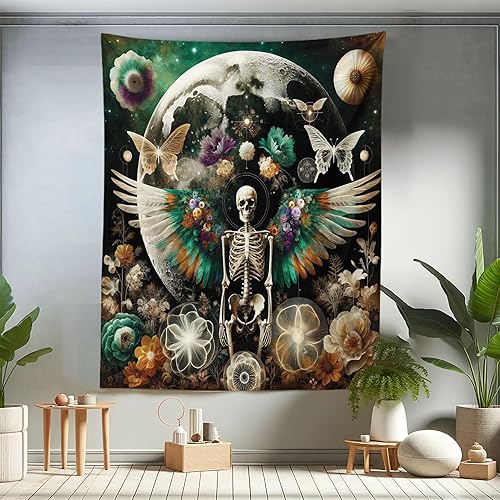 Miniatura 179 de Ambesonne Tapiz de fiesta de los años 70, caja retro en arte pop, música de baile, composición colorida impresa, para colgar en la pared para