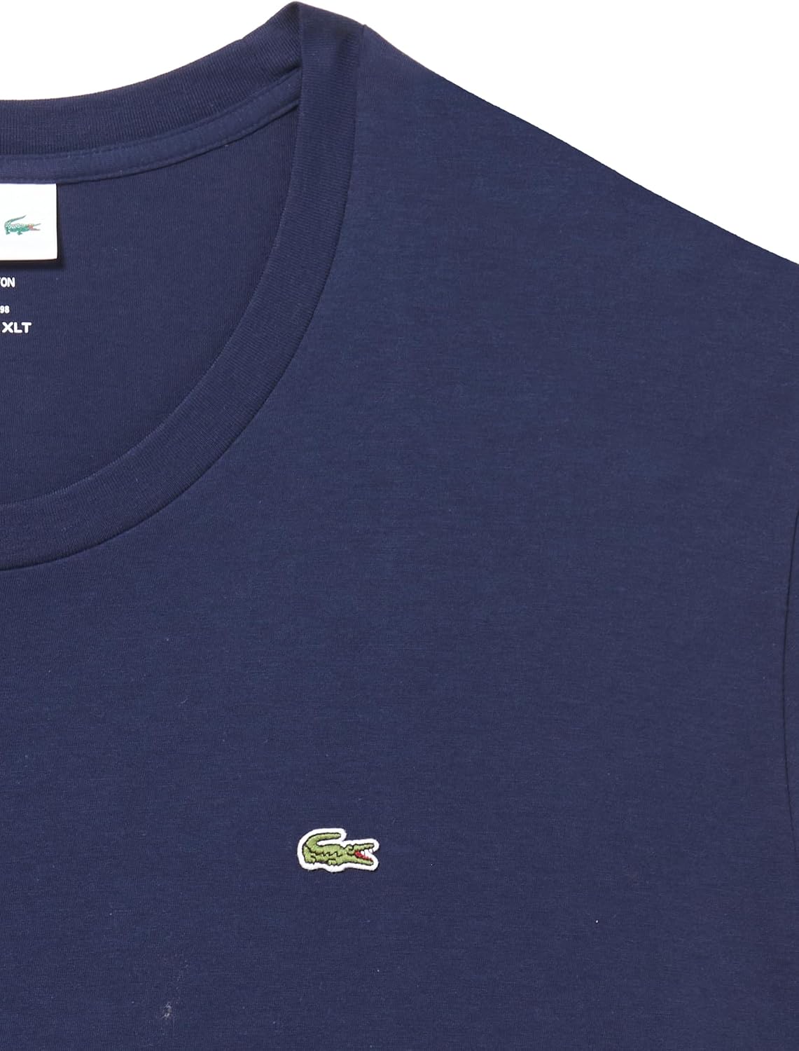 Lacoste Mens Tall Fit V-Neck Short Sleeve Regular Fit Pima Cotton T-Shirt - Image 2