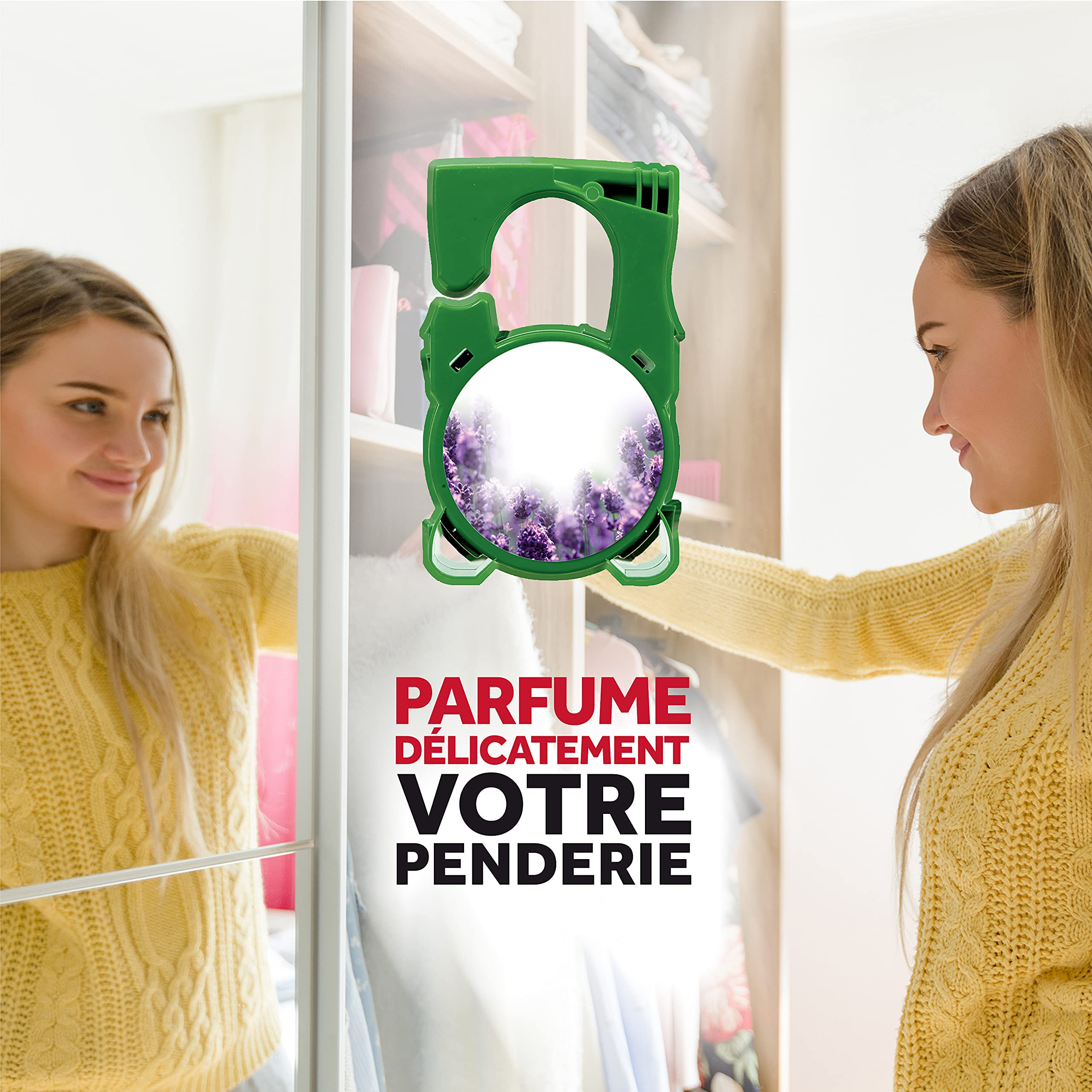 Raid Crochets Anti-Mites parfumés fraîcheur lavande 2 pièces