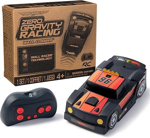 Miniatura 10 de Air Hogs Zero Gravity Sprint - Auto de carreras para pared, a control remoto, recargable por USB-C, para interiores, más de 4 pulgadas, juguetes