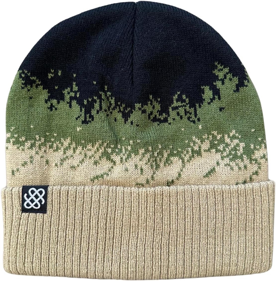 Fish Skin Beanie - Knit Winter Hat, Warm Cuffed Beanie for Men & Women, Fishing & Outdoor Cold Weather Hat