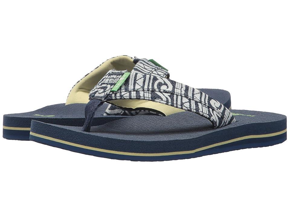 

Sanuk Kids Root Beer Cozy Light Funk (Little Kid/Big Kid) (Navy/Yellow) Boy's Shoes