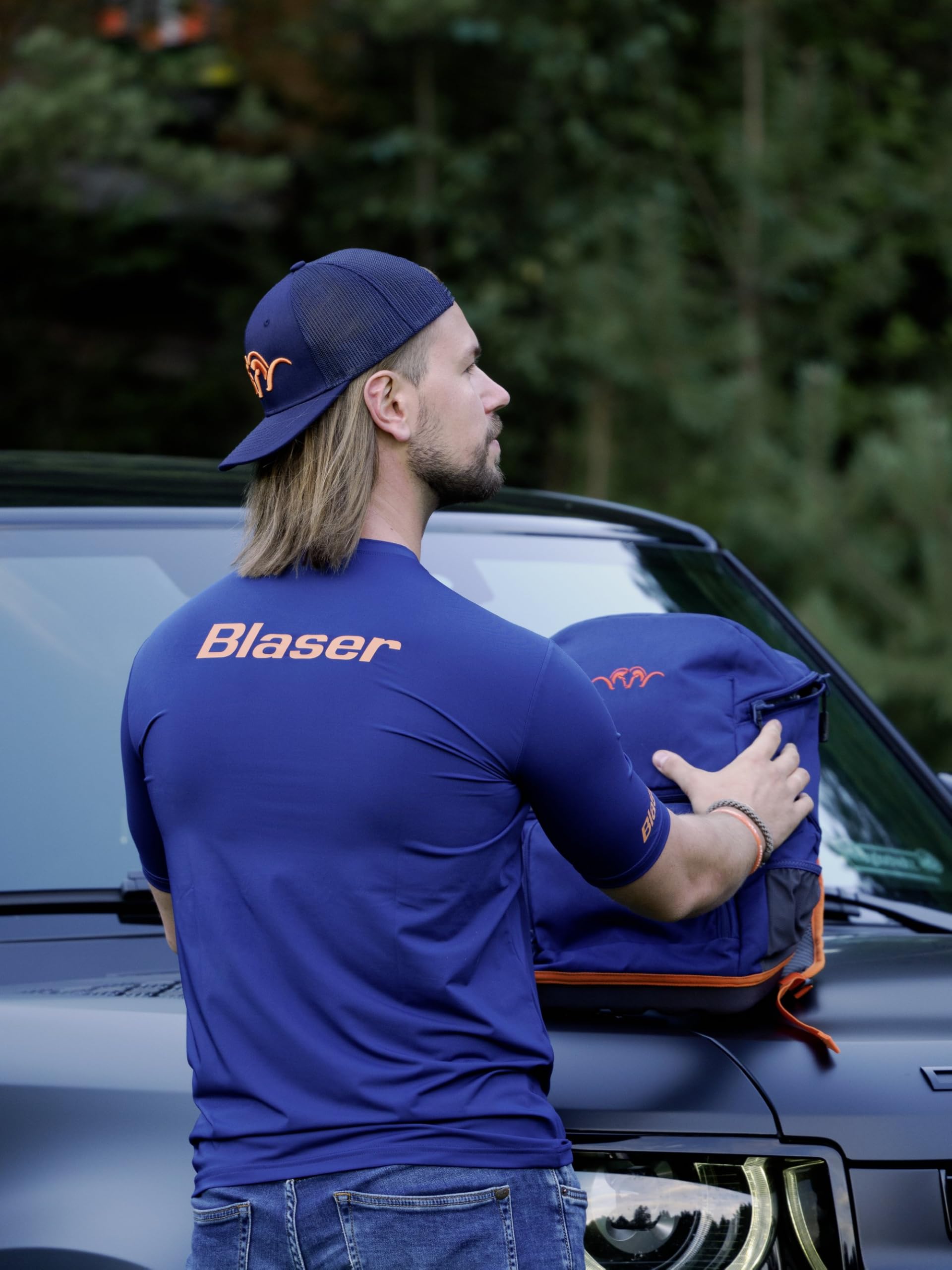 Blaser T-shirt de compétition 26 - T-shirt fonctionnel pour des empiècements dynamiques - Séchage rapide et élastique - Polyester et élasthanne avec équipement Fuze