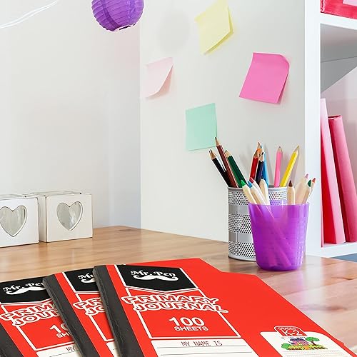 Miniatura 6 de Mr. Pen - Diario principal, medio rayado, 9.75 x 7.5 pulgadas, 100 hojas, diario primario media página a rayas, cuadernos de media composición,