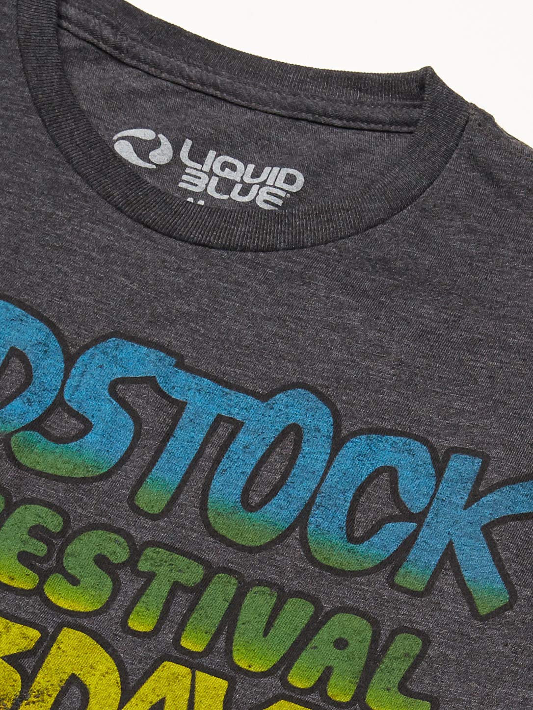Liquid Blue T-Shirt Freedom Festival Uomo, Antracite Melange, XX-Large
