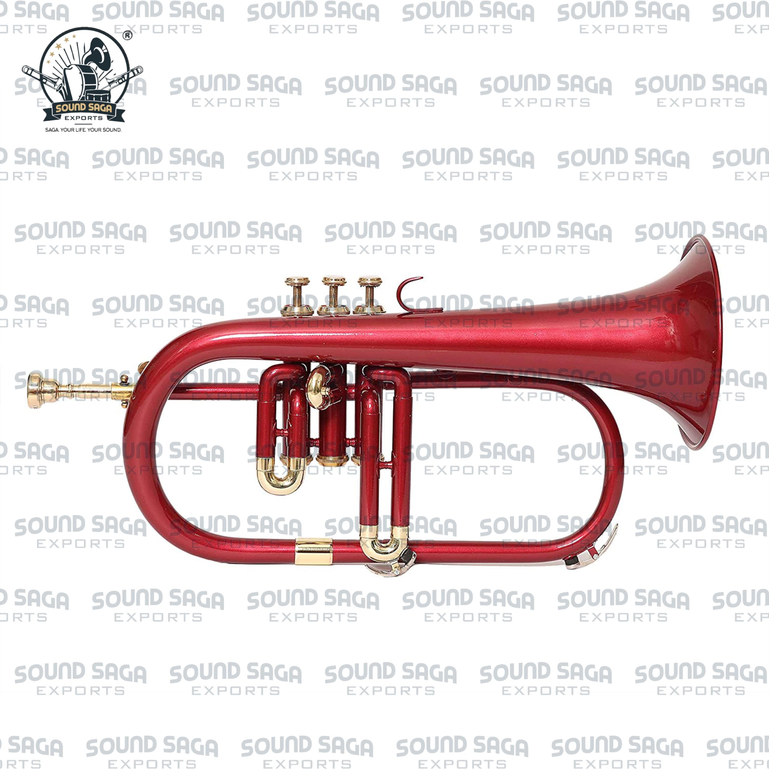 Bb - Bocina de latón de 3 válvulas | Acabado de latón de precisión | Bocina de latón para estudiantes e intermedios para banda escolar, conjunto de jazz, orquesta y concierto | Boquilla y funda rígida