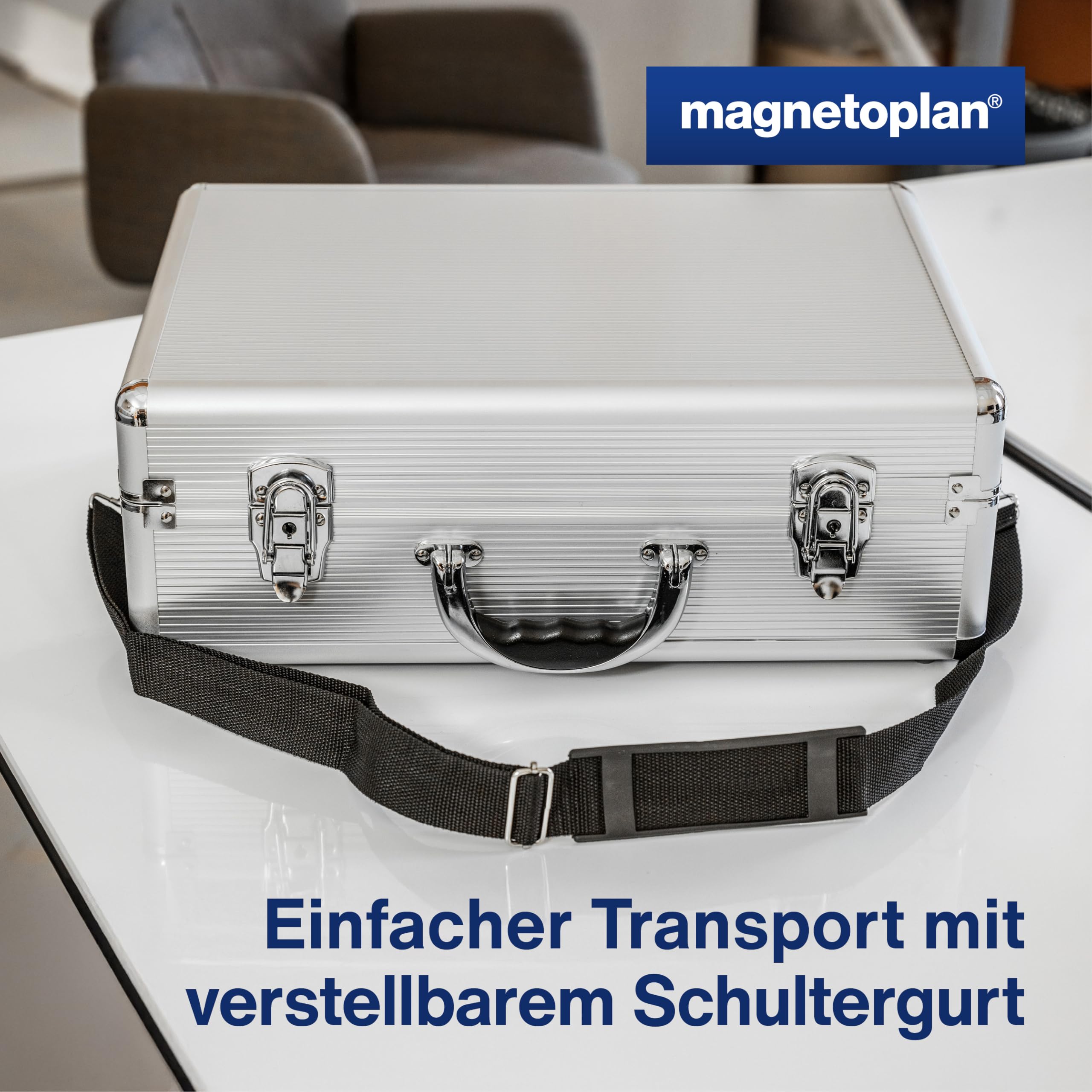 magnetoplan Moderationskoffer, gefüllt