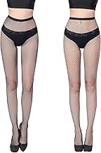 FLORA GUARD High Waist Tights Fishnet Stockings