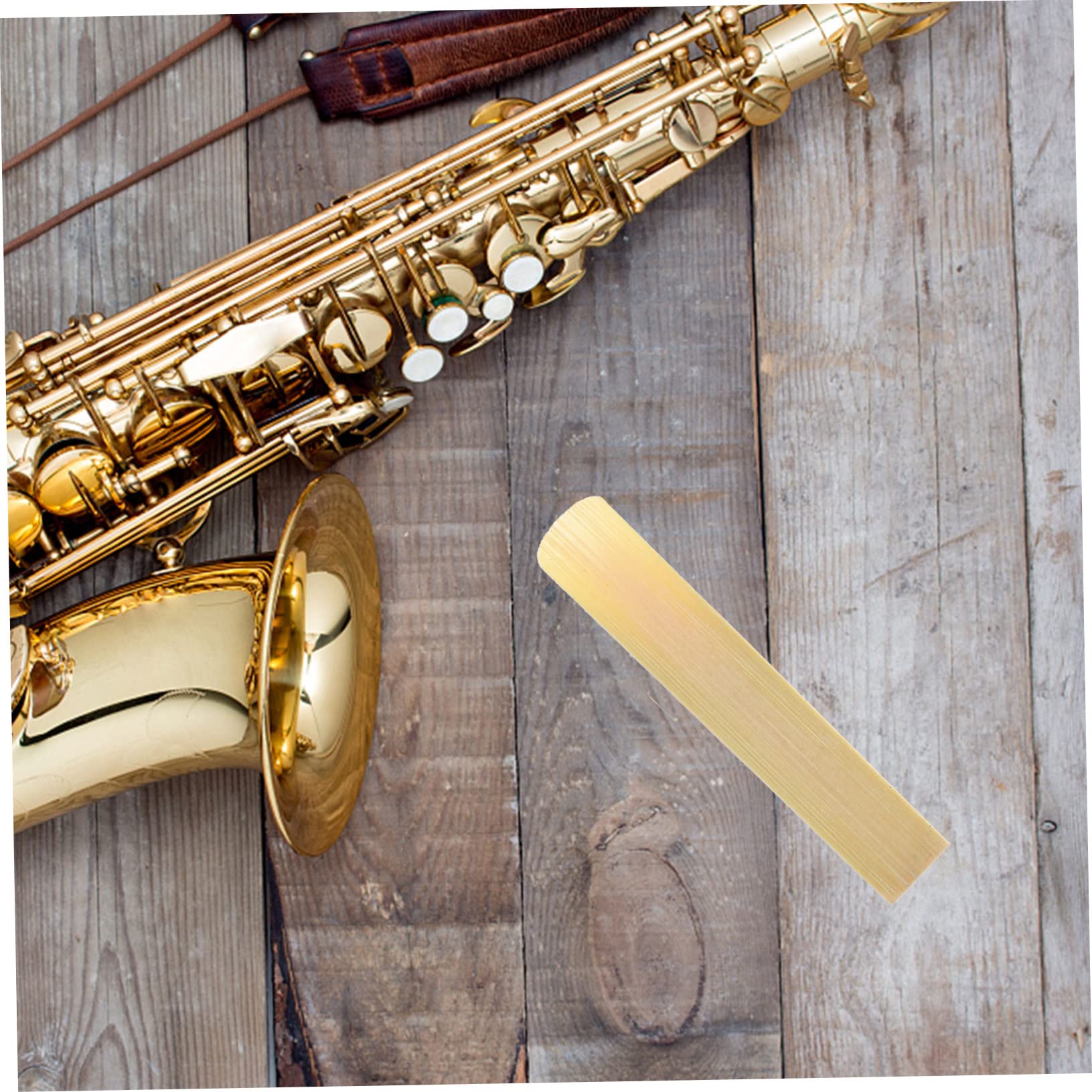 SHOWERORO 50piezas Cañas De Saxofón y Clarinetes Fuerza Accesorios Musicales Compactos y Ligeros Perfectos Para Actuaciones y Práctica