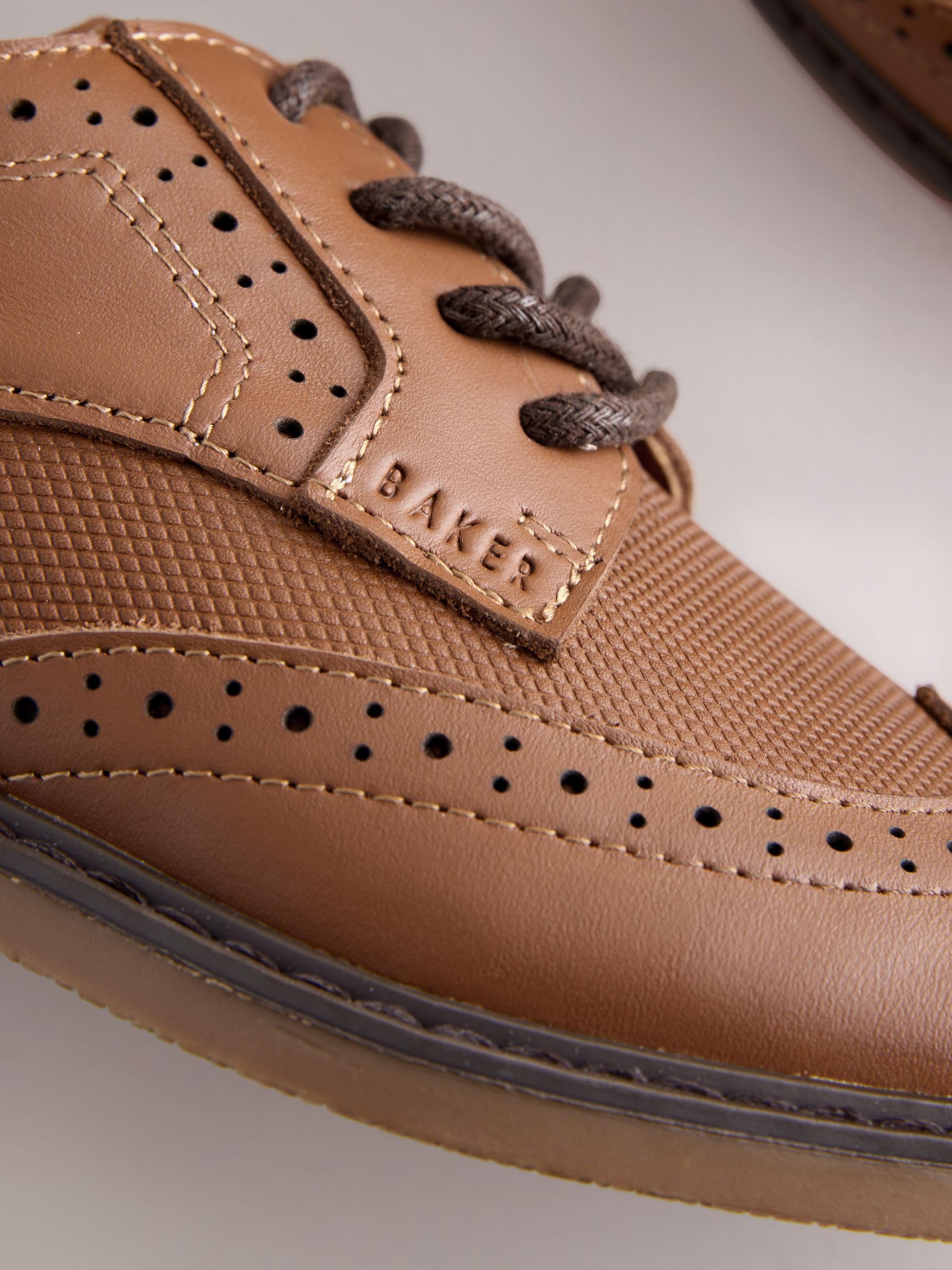 Ragazzo Scarpe Brogue in Pelle Eleganti