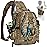 Piscifun Fishing Tackle Backpack with Rod & Gear Holder, Lightweight Outdoor Fishing Tackle Storage Bag, Hiking, Hunting, Khaki Camouflage
