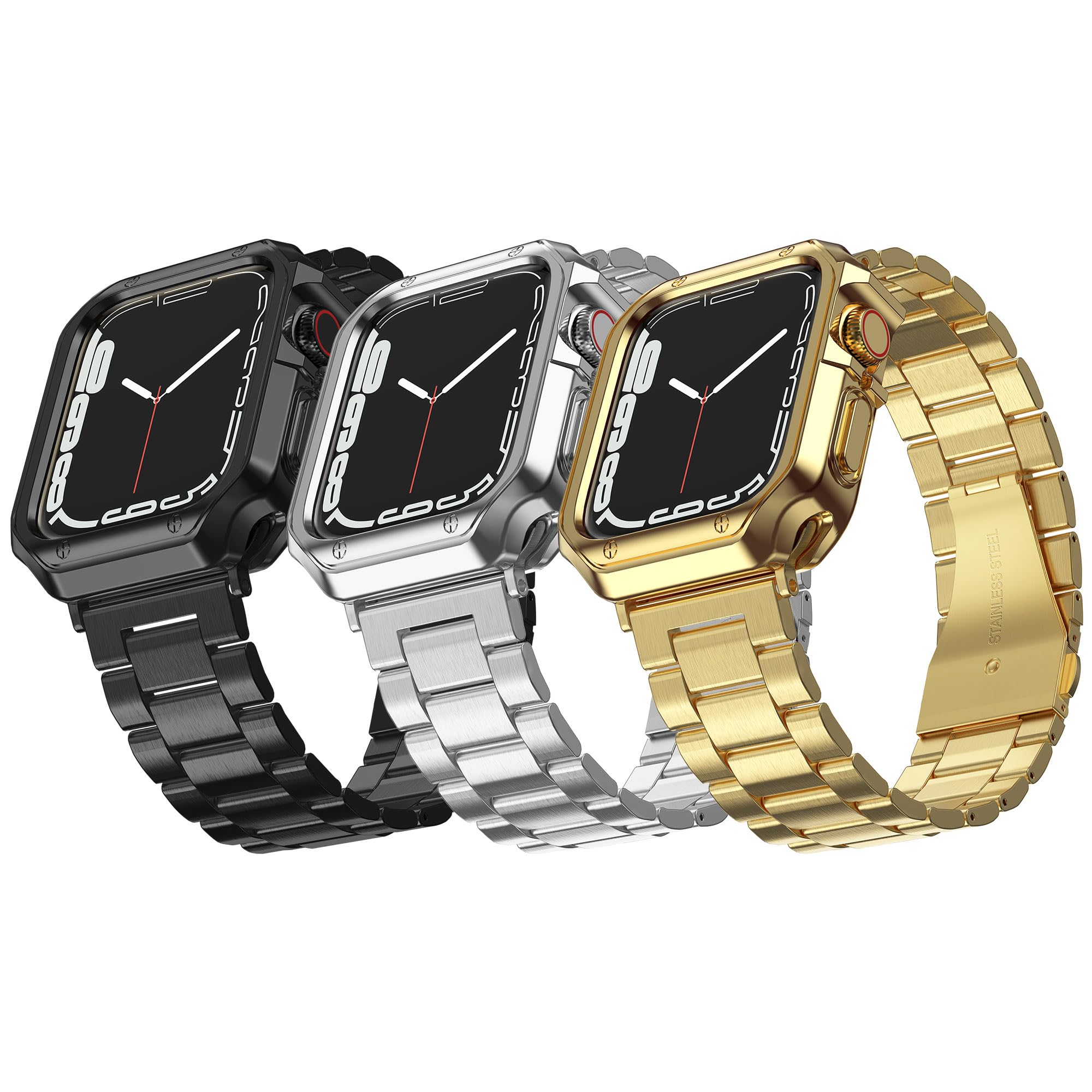 MRYUESG 3 Pack Designed for Apple Watch Band Wrist-Band for i-Watch Series 9 8 7 6 5 4