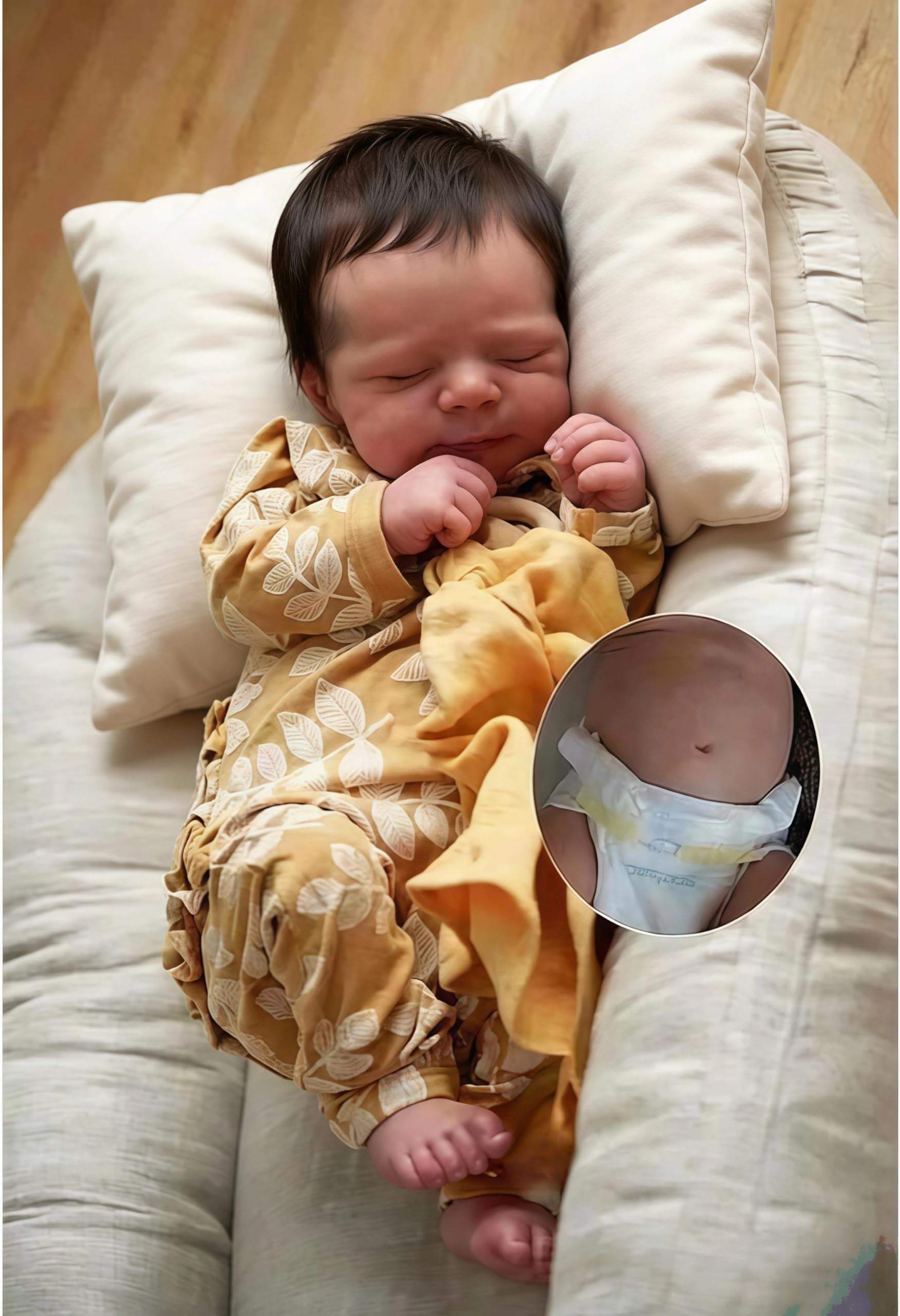 Zero pam Reborn Baby Dolls,45 CM Silicone Baby Doll,Realistic Babys Doll Boy, Lifelike Newborn Babies That Look Real Life Sleeping Reborn Dolls Silicone Full Body Anatomically Correct Boy
