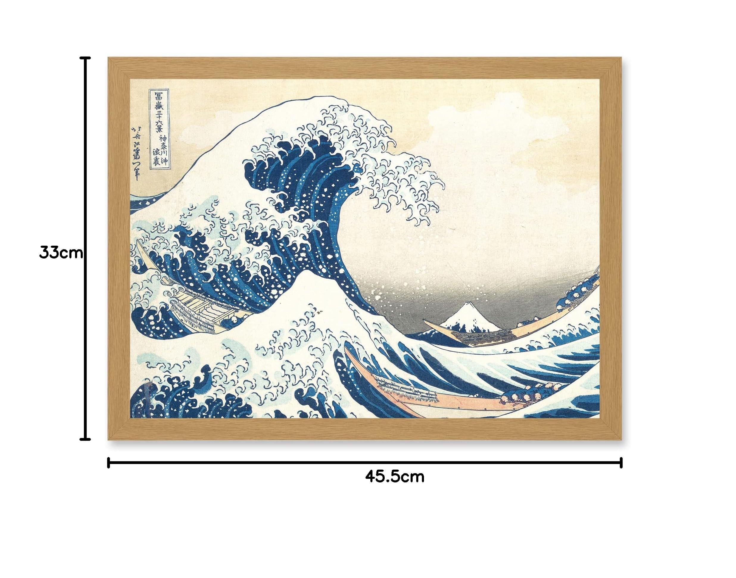 Amazon.co.jp: Hokusai Great Wave Off Kanagawa Mount Fuji Japan