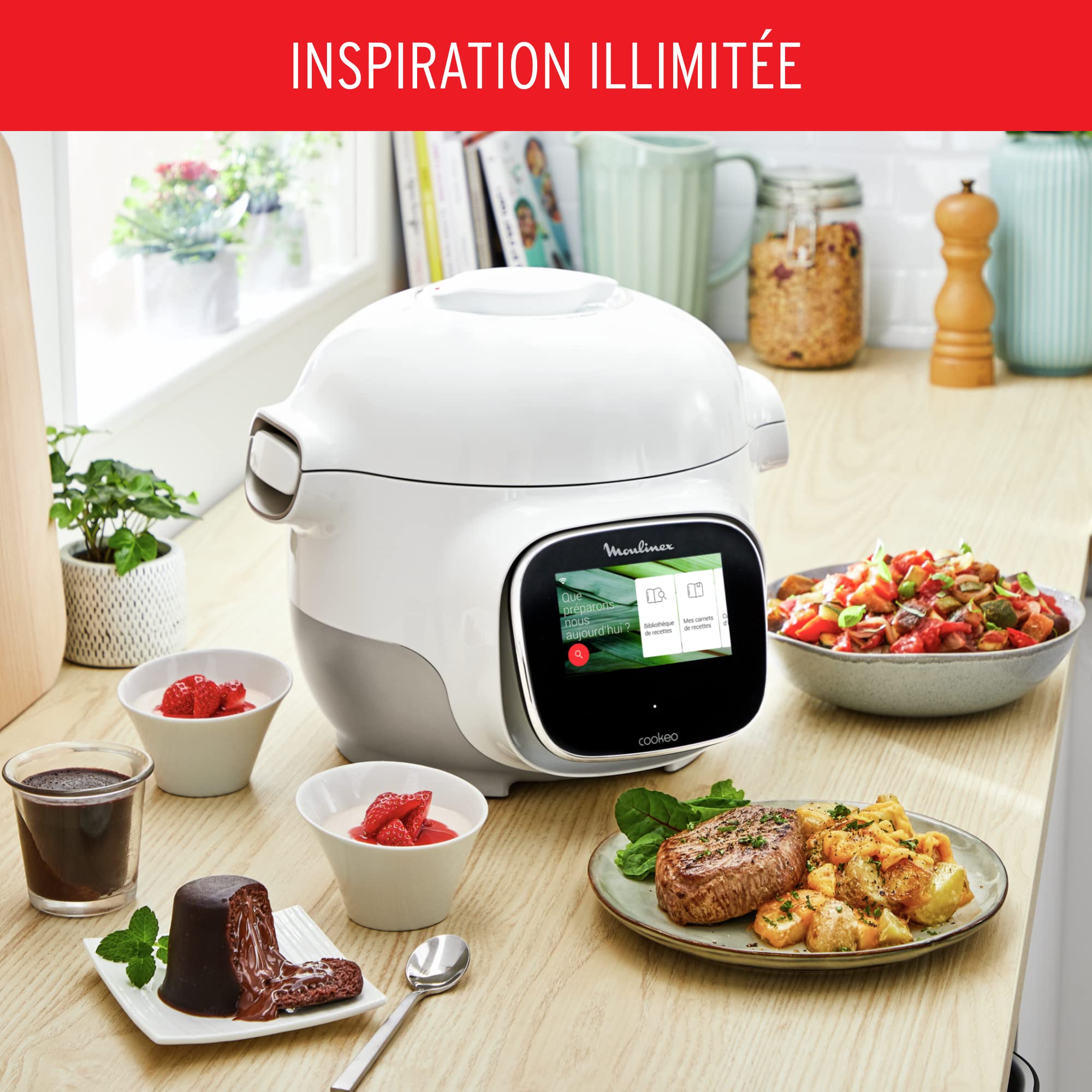 Image secondaire de Moulinex Cookeo Touch Mini WiFi - Multicuiseur Intelligent 3L avec Écran Tactile