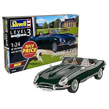 Revell 07687 Jaguar E-Type Roadster 1:24 Scale Model Kit