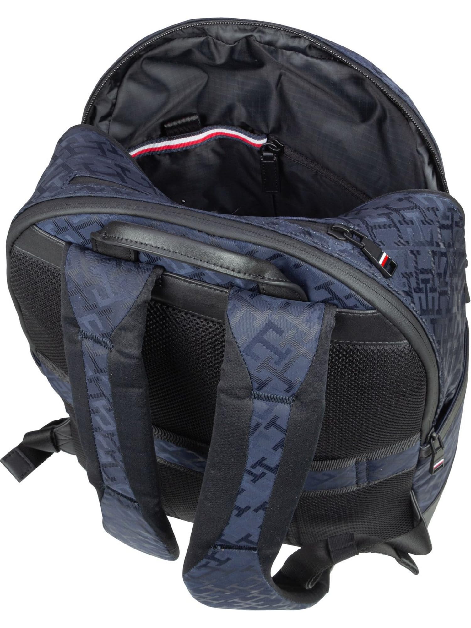 Tommy Hilfiger TH Elevated 1985 Mono Backpack AM0AM11086, Mochilas Hombre, Azul (Space Blue Monogram), OS