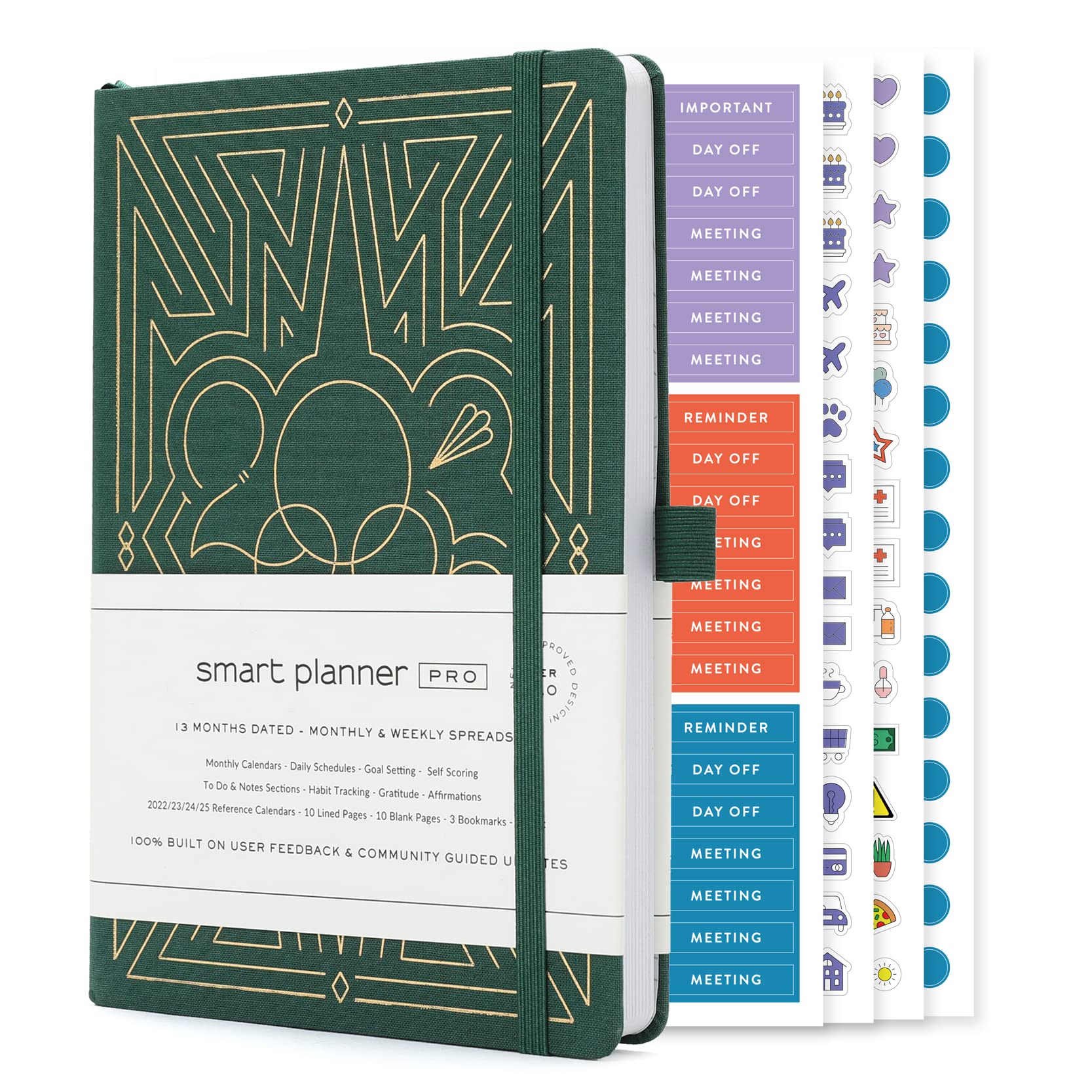 Buy Smart Planner Pro A5 Size 8.6 x 5.7 Inches Full Year Agenda