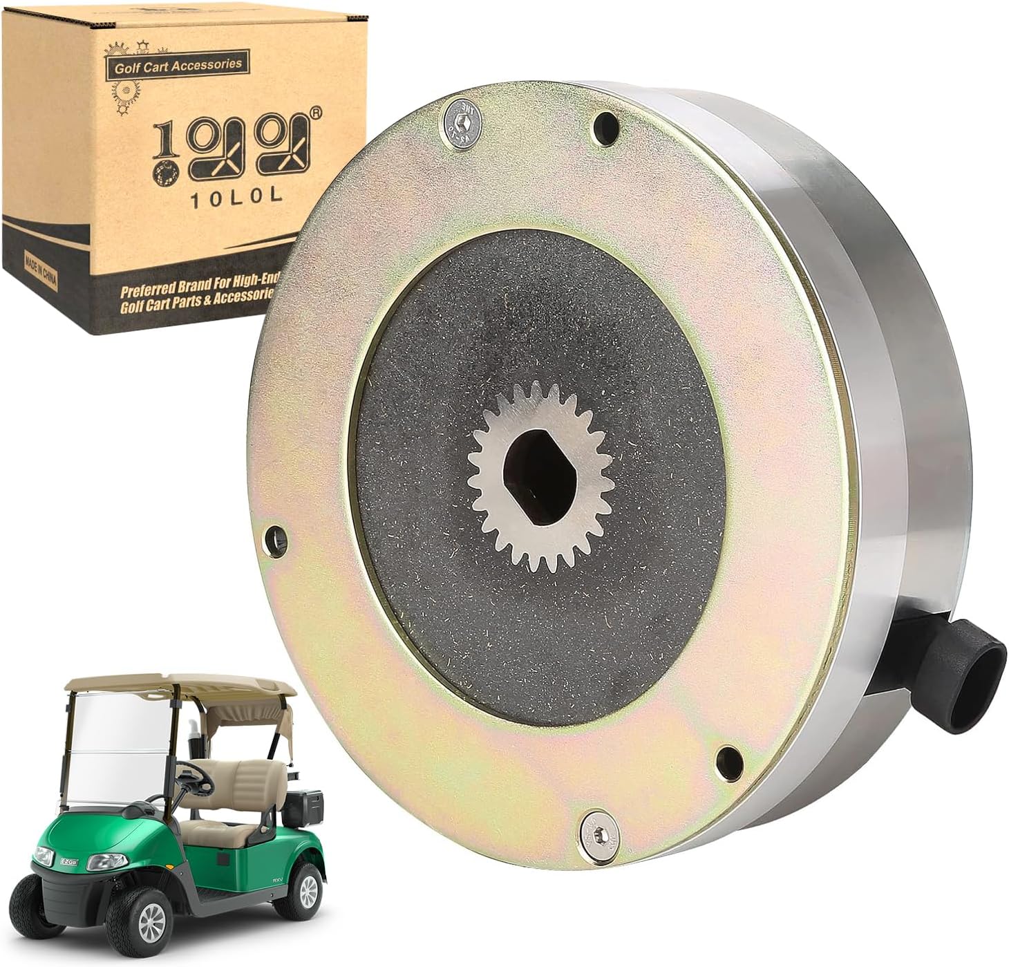 10L0L Golf Cart Motor Brake Replacement Fits EZGO RXV 2008-2011 Electric Replaces OEM #610065