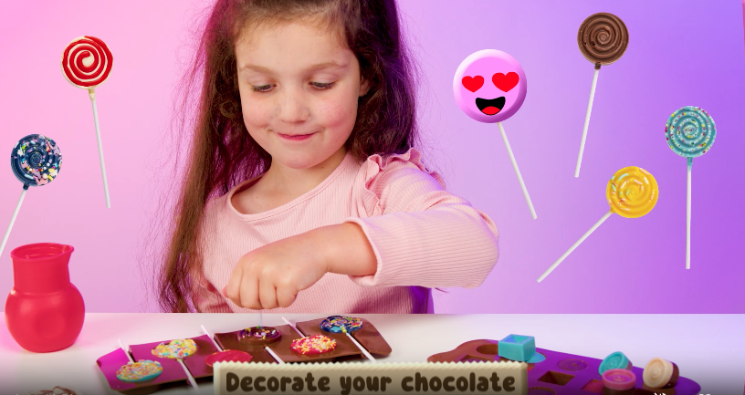 Amazon.com: GirlZone Little Choco Delights Maker Kit, Chocolate