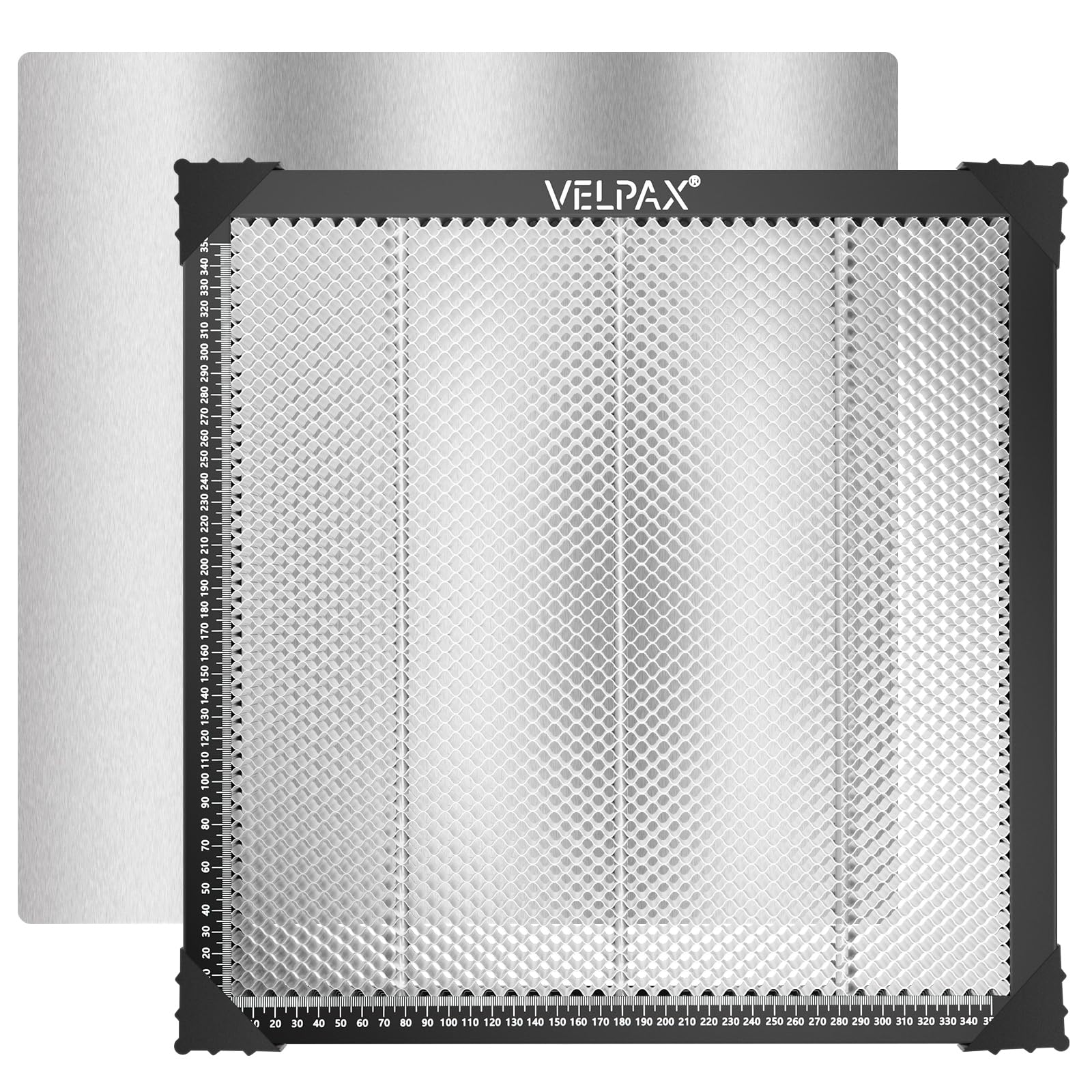 Tavolo a Nido d'Ape 400x400mm per Incisore Laser, Piattaforma di Lavoro Laser con Piastra in Alluminio, Rapida Dissipazione del Calore e Protezione Tavolo