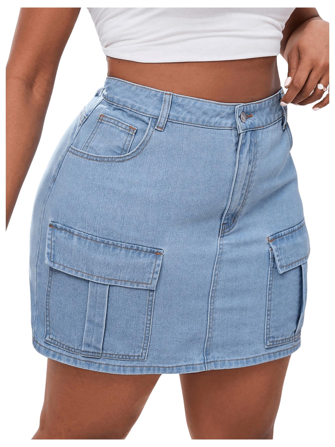 Denim Mini Skirt Where To Buy Plus Size Jean Skirts